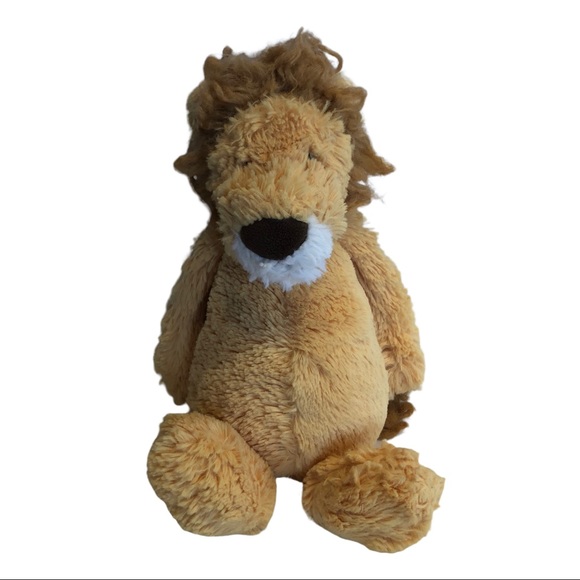 Jellycat Medium Bashful Lion Plush Yellow gold 12” Stuffed Animal Bean Bag Toy. - Picture 3 of 9